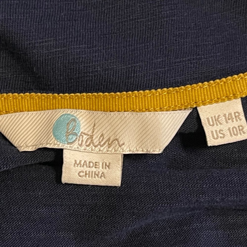Boden Scallop Jane Textured Dress - Picture 7 of 9
